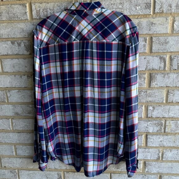 Tommy Hilfiger Multicolor Long Sleeve Button Down Shirt Women's Size XXL. - Picture 2 of 7